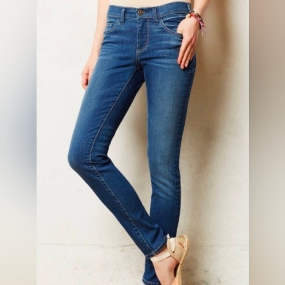 Pilcro Mid Rise Skinny Jeans, Size 27